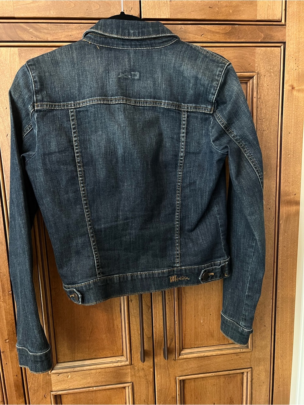 Kut from the Kloth Dark Blue Denim Jean Jacket - Picture 2 of 3